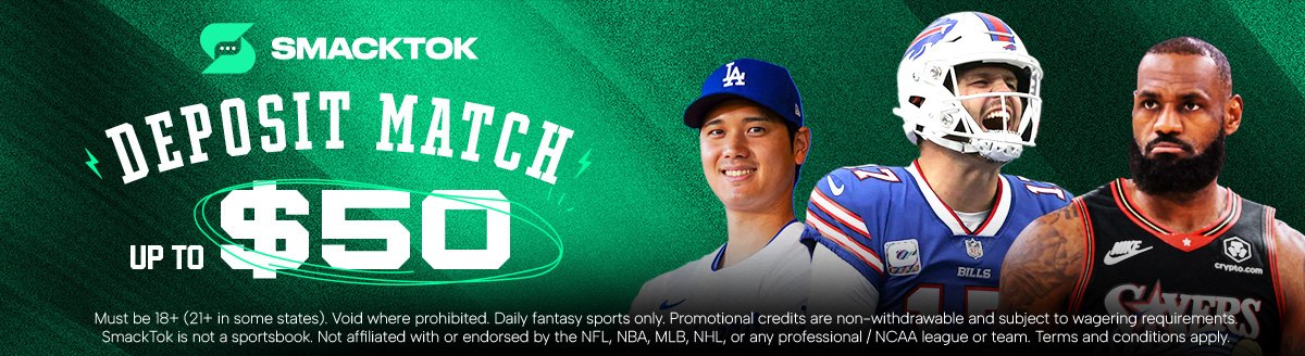 SmackTok deposit match up to $50